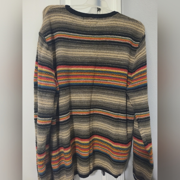 Ralph Lauren Denim & Supply Southwestern Striped Knit Henley Top - Size XL - Picture 3 of 8